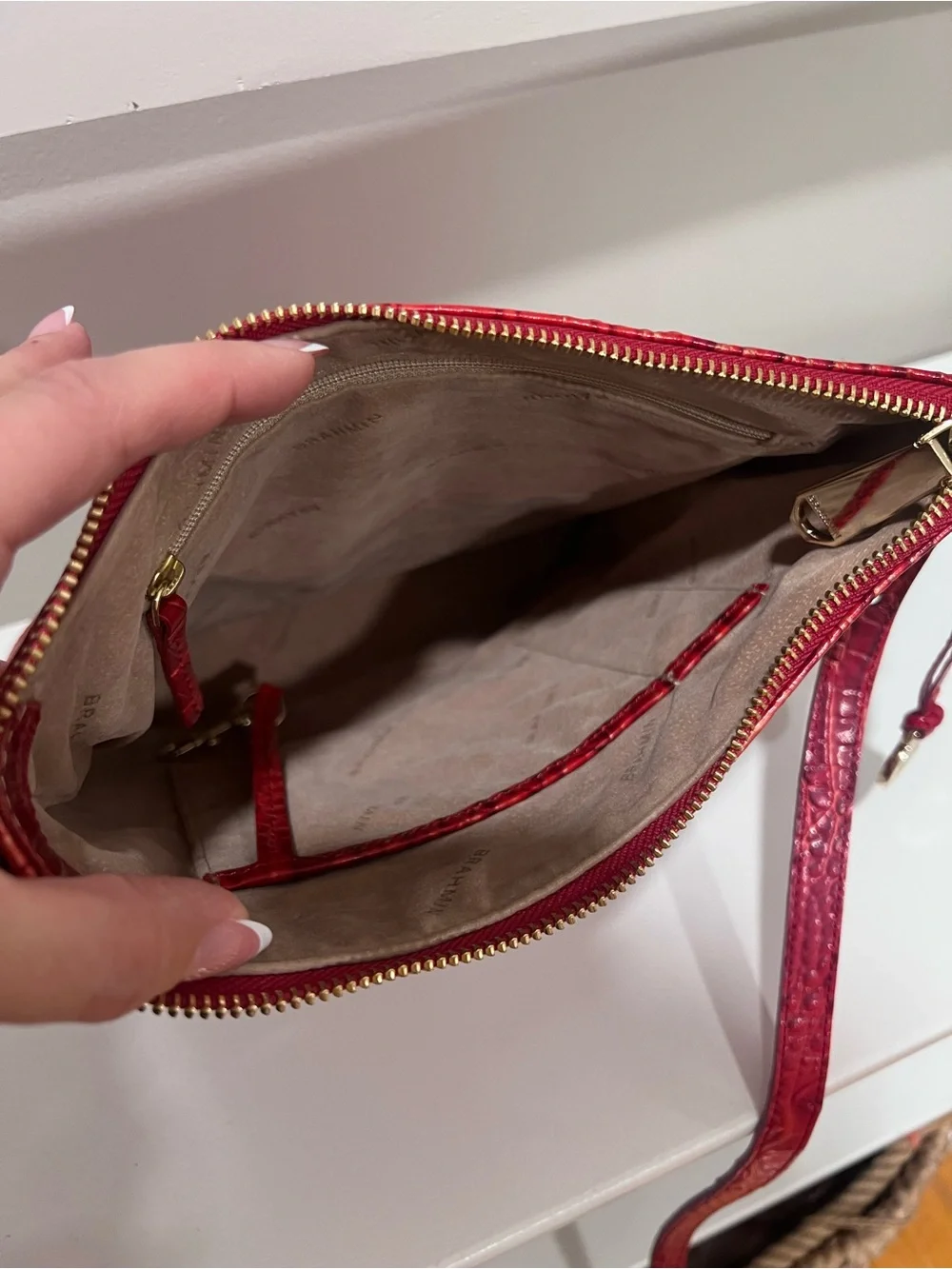 Brahmin Katie Crossbody Bag (Red) - Picture 9 of 9
